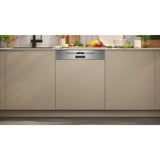 Neff S145EAS16E N50, Spülmaschine edelstahl (gebürstet), 60 cm, Home Connect