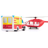 SIKU 1748 SUPER Mercedes-Benz Rettungswagen und Helikopter, Modellfahrzeug 
