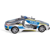 SIKU SUPER BMW i8 Polizei, Modellfahrzeug silber/blau