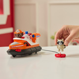 Spin Master Paw Patrol Fire Rescue - Zumas Rettungsboot, Spielfahrzeug mit Zuma Hundefigur und Waschbärenfigur