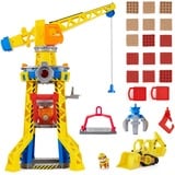 Spin Master Rubble & Crew - Baupfoten Hof Kran-Spielset, Spielfahrzeug 