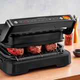Tefal Optigrill 2in1 GC7728, Kontaktgrill schwarz, 2.100 Watt