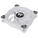 Thermaltake Riing Trio 12 RGB Radiator Fan White TT Premium Edition, Gehäuselüfter weiß, 3er Pack inkl. Controller, 120 mm