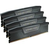 Corsair DIMM 64 GB DDR5-6200 (4x 16 GB) Quad-Kit, Arbeitsspeicher schwarz, CMK64GX5M4B6200C32, Vengeance DDR5, INTEL XMP