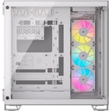 Corsair iCUE LINK 6500X RGB   , Tower-Gehäuse weiß, Tempered Glass x 2