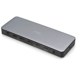 Digitus 13 Port USB-C Docking Station, Dockingstation grau/schwarz