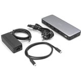 Digitus 13 Port USB-C Docking Station, Dockingstation grau/schwarz