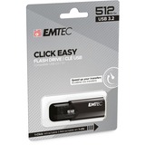 Emtec B110 Click Easy 512 GB, USB-Stick schwarz, USB-A 3.2 Gen 1
