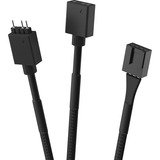 Fractal Design Prisma AL-18 ARGB PWM, Gehäuselüfter schwarz/weiß, 180 mm