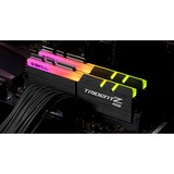 G.Skill DIMM 32 GB DDR4-4000 (2x 16 GB) Dual-Kit, Arbeitsspeicher schwarz, F4-4000C18D-32GTZR, Trident Z RGB, INTEL XMP