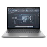HP ZBook 8 G1i (A3ZT7ET), Notebook silber, Intel® Core™ Ultra 9 285H, NVIDIA RTX 500, 64 GB DDR5, 1 TB (1 TB SSD), Windows 11 Pro