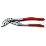 KNIPEX Cobra ES 87 51 180, 180mm, Rohr- / Wasserpumpen-Zange schwarz/rot, Wasserpumpenzange, 18-fach verstellbar