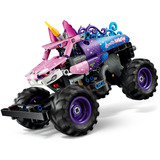 LEGO 42220 Technic Monster Jam Sparkle Smash mit Rückziehmotor, Konstruktionsspielzeug 