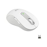 Logitech Signature M650 L Wireless, Maus weiß, Größe L, Chromebook zertifiziert