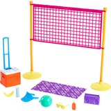 Mattel Barbie Loves the Ocean Volleyballspaß Spielset, Puppenzubehör aus recyceltem Kunststoff