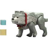 Mattel Minecraft Movie Wolf Actionfigur und Zubehör, Spielfigur Spielset mit 10 cm Figur