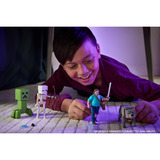 Mattel Minecraft Movie Wolf Actionfigur und Zubehör, Spielfigur Spielset mit 10 cm Figur