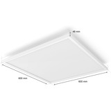 Philips HUE White & Color Ambiance Surimu quadratisches Panel, LED-Leuchte weiß