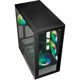 Sharkoon Rebel C60 RGB , Tower-Gehäuse schwarz, Tempered Glass
