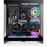 Thermaltake CTE E550 TG, Tower-Gehäuse schwarz, Tempered Glass x 3