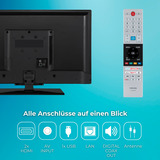 Toshiba 32WV3F63DA, LED-Fernseher 80 cm (32 Zoll), schwarz, WXGA, VIDAA-Betriebssystem