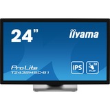 iiyama ProLite T2438MSC-B1, LED-Monitor 60.5 cm (23.8 Zoll), schwarz (matt), FullHD, IPS, Touchscreen