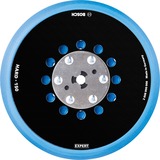 Bosch Expert Multiloch Universalstützteller, hart, Ø150mm, M8+5/16", Schleifteller schwarz, für Exzenterschleifer