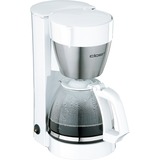 Cloer Filterkaffee-Automat 5011, Filtermaschine weiß/edelstahl