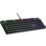 Cooler Master SK652, Gaming-Tastatur gunmetal/schwarz, DE-Layout, TTC Low Profile RGB Red