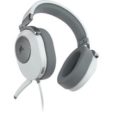 Corsair HS65 SURROUND, Gaming-Headset weiß/grau, Klinke