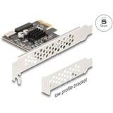 DeLOCK PCI Express x1 > 1in. USB 5 Gbps Typ-E Key A, 90344, USB-Controller 