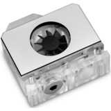 EKWB EK-Quantum Scalar Flow Indicator Top-To-Bottom D-RGB - Nickel, Durchflussanzeiger silber