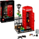 21347 Ideas Rote Londoner Telefonzelle, Konstruktionsspielzeug