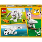 LEGO 31133 Creator 3-in-1 Weißer Hase, Konstruktionsspielzeug 