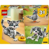 LEGO 31163 Creator 3-in-1 Graue Katze, Konstruktionsspielzeug 