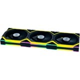 Lian Li UNI FAN SL120 Wireless 3er-Pack inkl. Controller, Gehäuselüfter schwarz, 124.5 mm