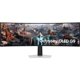 SAMSUNG Odyssey S49CG934SUX, Gaming-Monitor 124 cm (49 Zoll), silber/schwarz, UWQHD, OLED, HDMI, DisplayPort, USB, 240Hz Panel