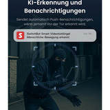 SwitchBot Video-Türklinge inkl. Display, Türklingel weiß/silber