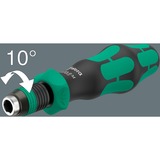 Wera Kraftform Kompakt 838 RA-R M Set 1, mit Ratschenfunktion, Bit-Satz schwarz/grün, 1/4", 15-teilig