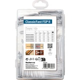 fischer Meister-Box ClassicFast SK TG TX, 4,5 - 5,0mm, Schrauben-Set 110-teilig, mit Teilgewinde