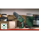 Bosch Akku-Kettensäge EasyChain 18V-15-7, 18Volt grün/schwarz, Li-Ionen Akku 2,5Ah, POWER FOR ALL ALLIANCE