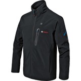 Bosch Heat+Jacket GHJ 12+18V Kit Größe S, Arbeitskleidung schwarz, inkl. Ladeadapter GAA 12V-21, 1x 12-Volt-Akku