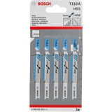 Bosch Stichsägeblatt T 118 A Basic for Metal, 92mm 5 Stück