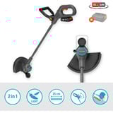 GARDENA Akku-Rasentrimmer EasyTrim 25/18V P4A solo grau/türkis, ohne Akku und Ladegerät, POWER FOR ALL ALLIANCE