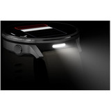 Garmin Venu 4 - 45 mm, Smartwatch schwarz/Silber, Silikon-Armband in grau