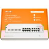 Hewlett Packard Enterprise Networking Instant On Switch 16 Anschlüsse Gigabit CL4 PoE 124 W 1430 