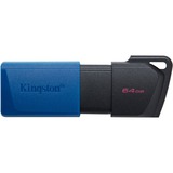 Kingston DataTraveler Exodia M 64 GB, USB-Stick blau/schwarz, USB-A 3.2 Gen 1