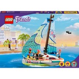 LEGO 41716 Friends Stephanies Segelabenteuer, Konstruktionsspielzeug Spielzeug-Segelboot mit 3 Mini-Figuren