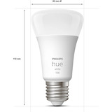 Philips HUE White A60 Smarte Lampe E27 Doppelpack 1100 lm, LED-Lampe ersetzt 75 Watt