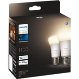 White A60 Smarte Lampe E27 Doppelpack 1100 lm, LED-Lampe